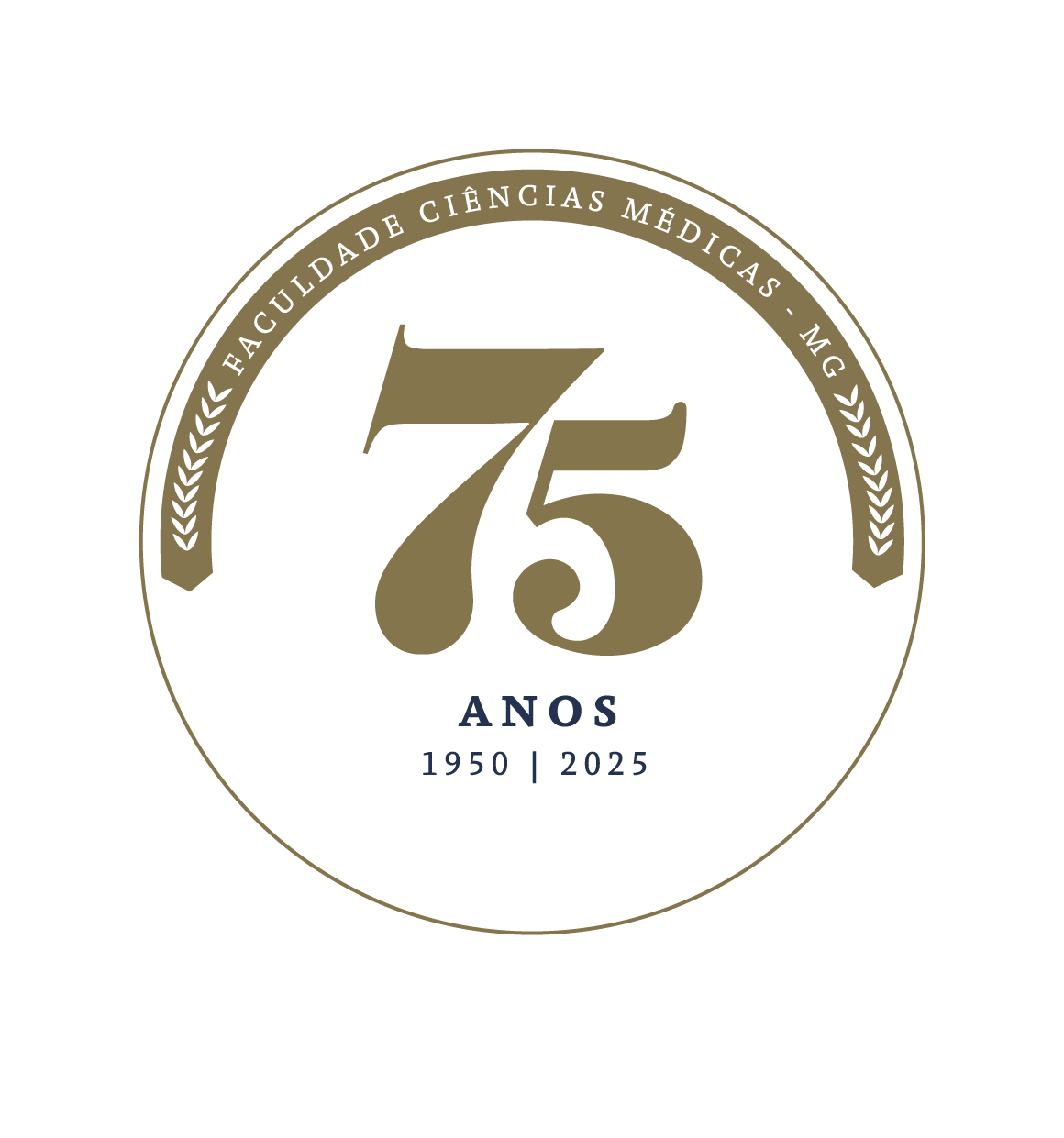 Selo FCM-MG 75 anos